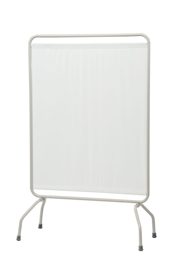 Winco 3420 Privess Unipanel 42" Panel Screen 2" Twin Casters White Vinyl
