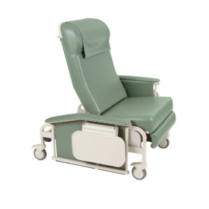 Winco #6551 Drop Arm Care Cliner w/Steel Casters