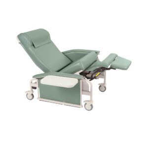 Winco #6571 XL Drop Arm Care Cliner w/Steel Casters