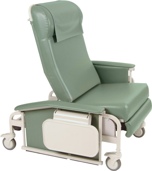 Winco #6570 XL Drop Arm Care Cliner w/Nylon Casters