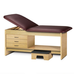 Clinton 9133-27 3 Drawer Table with Stool 27"