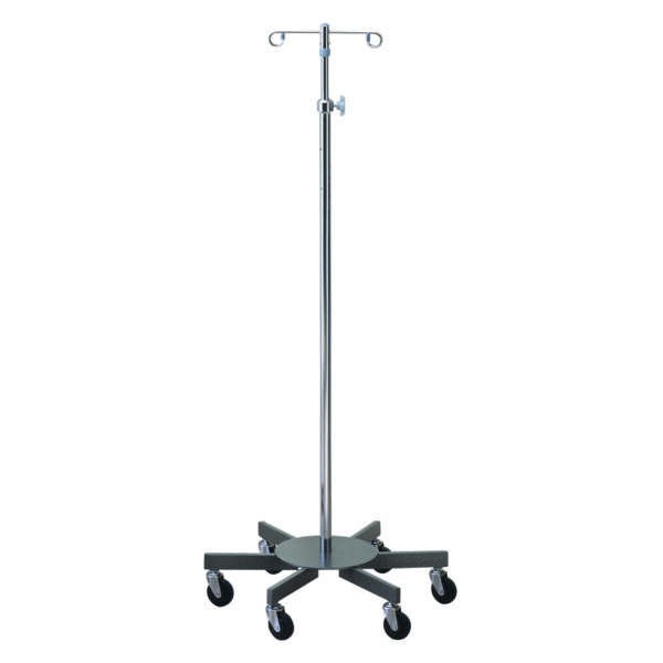 Brewer 43409 4-Ram's Horn Hook Large Infusion Pump Stand