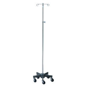 Brewer 43416 2-Ram's Horn Hook Short Infusion Pump Stand